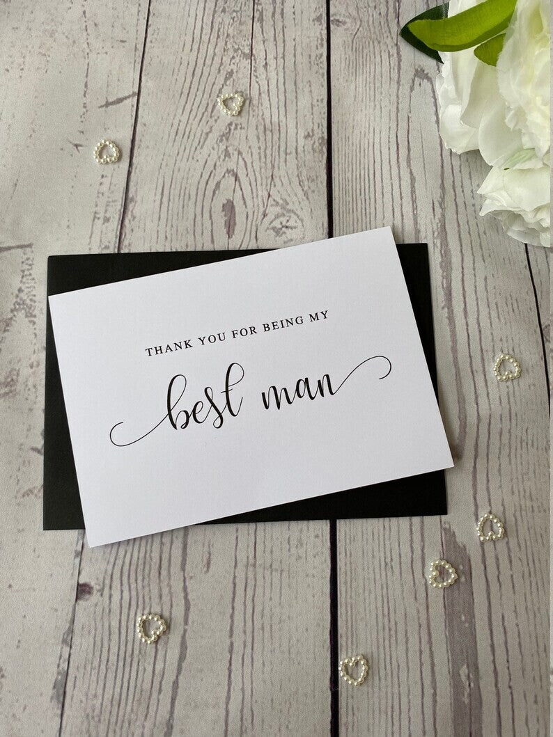 Thank You Groomsman Card
