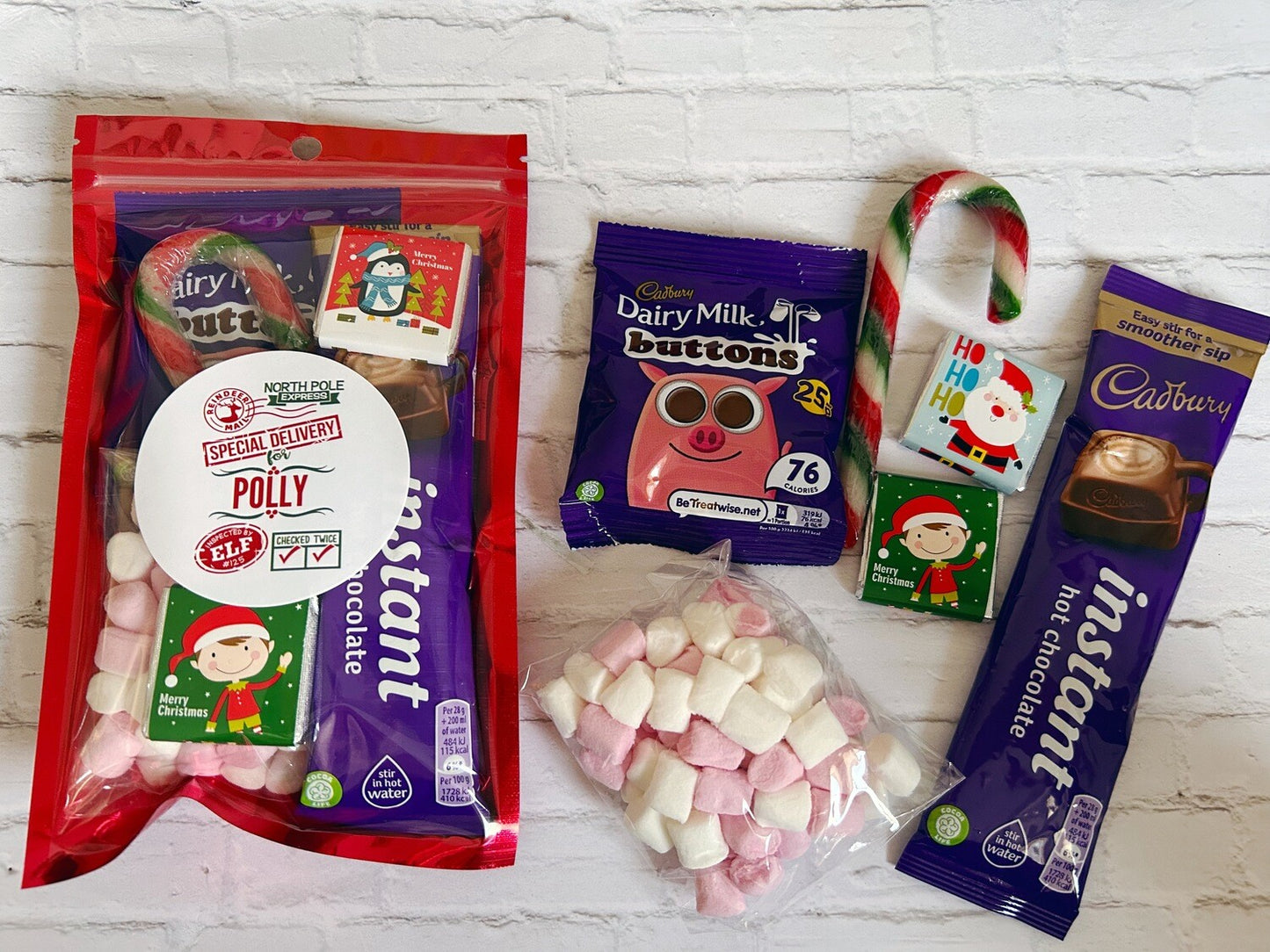 Personalised Christmas Special Delivery hot chocolate Christmas eve box filler Christmas Chocolate Christmas eve gift Christmas stocking filler Stocking Stuffer