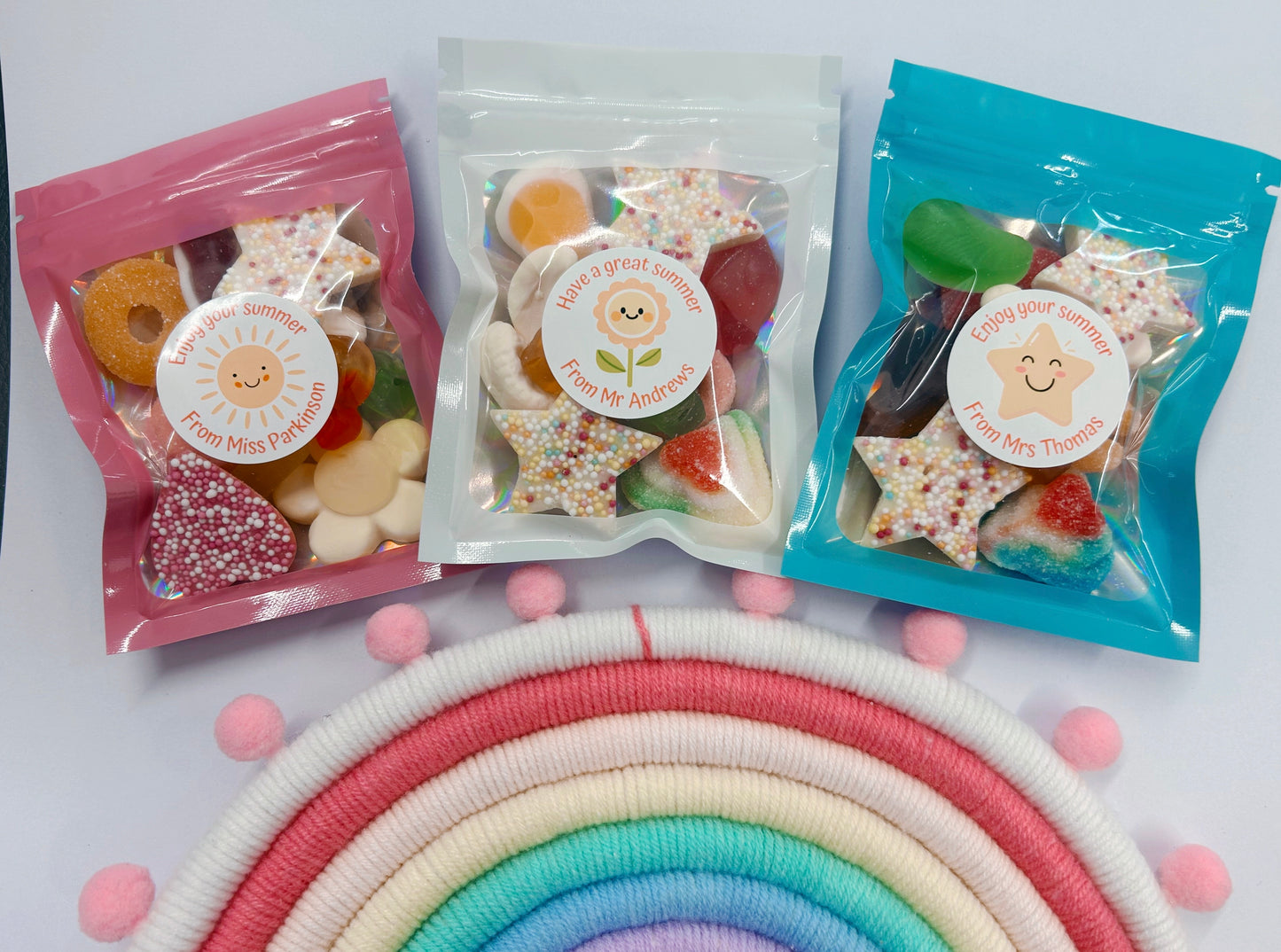 End of school year classroom sweet bags
