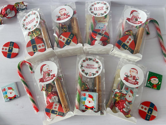 Personailised Christmas Chocolate treat Pouch