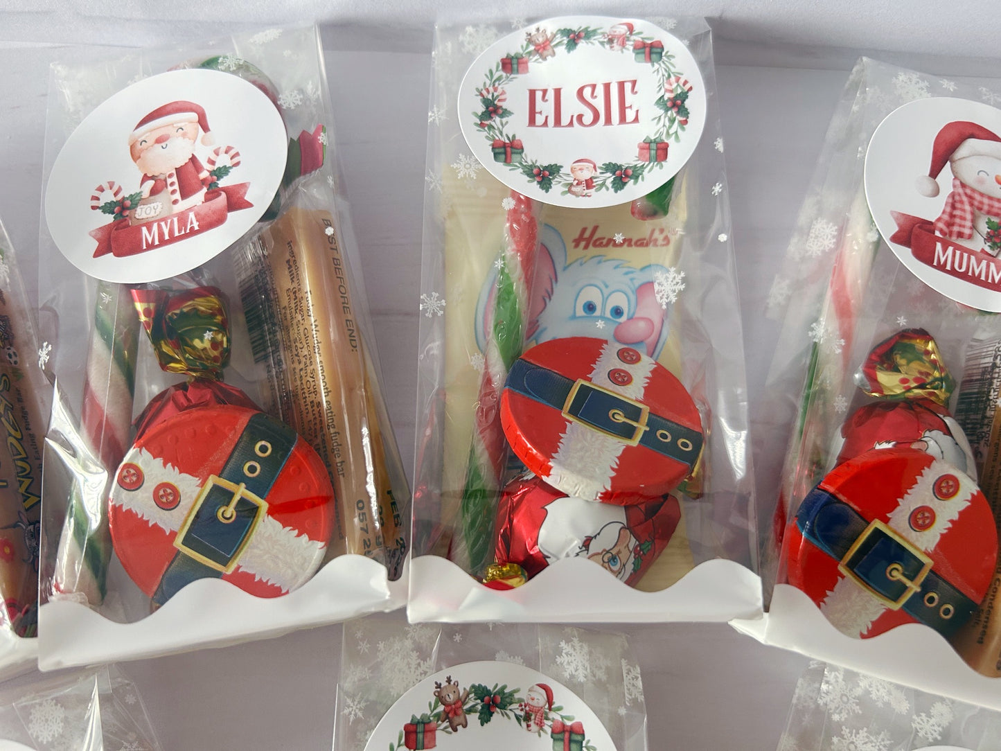 Personailised Christmas Chocolate treat Pouch