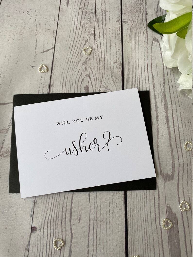 Will You Be My Best Man Card