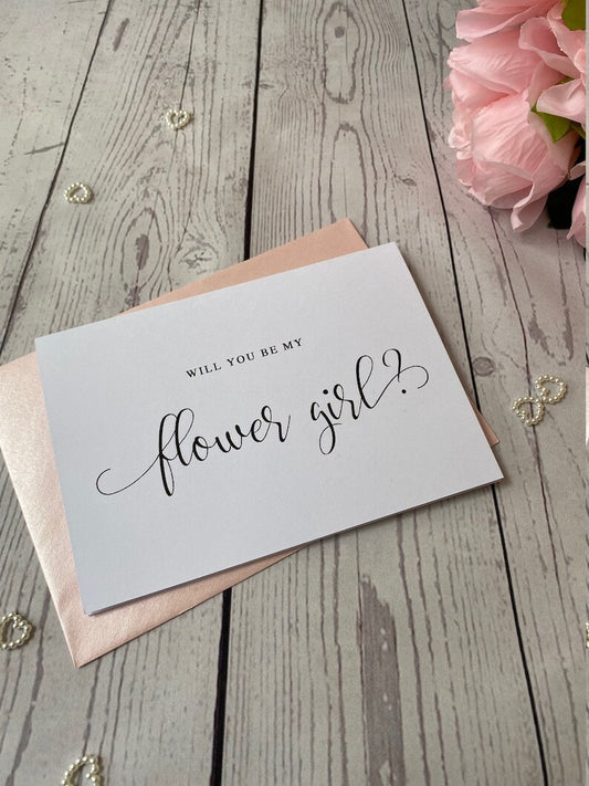 Will you be my Flower Girl Card