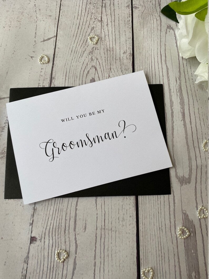 Will You Be My Groomsman Card