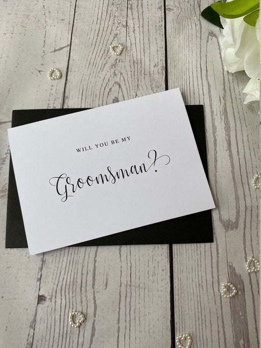 Will You Be My Groomsman Card