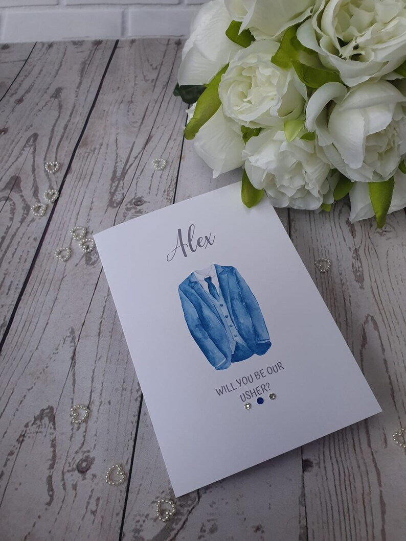 Personalised Will you be my Best man card