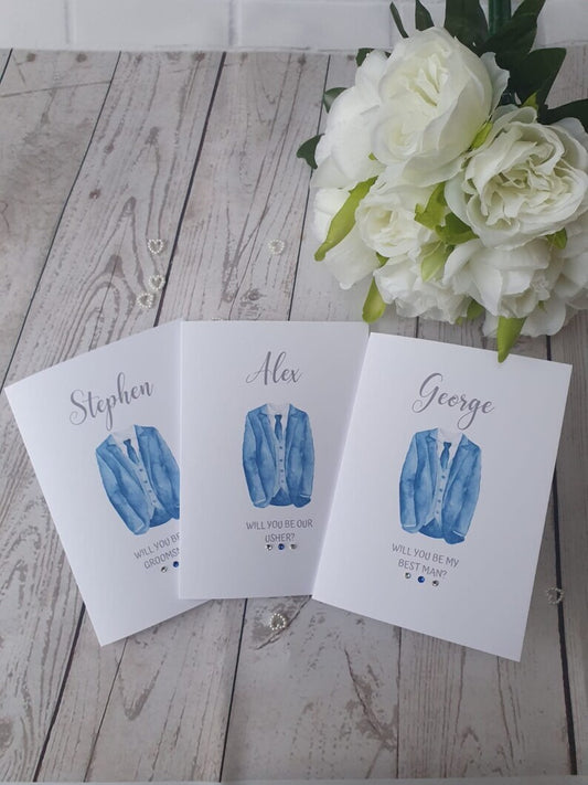Personalised Will you be my Best man card