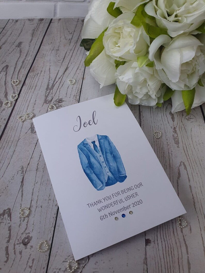 Personalised Will you be my Best man card