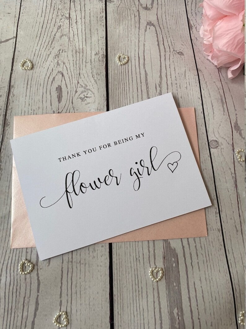 Thank You Bridesmaid Card