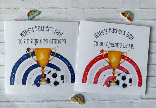 Personalised Football Father’s day card
