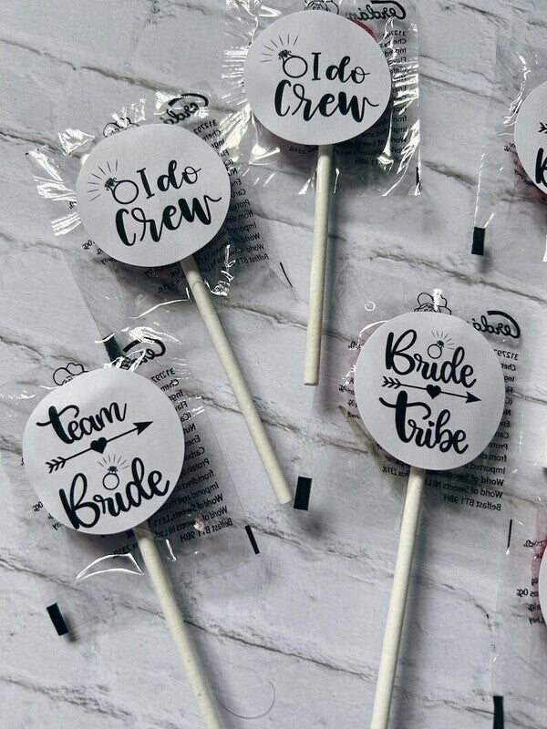 10 x Hen party lollipops favours