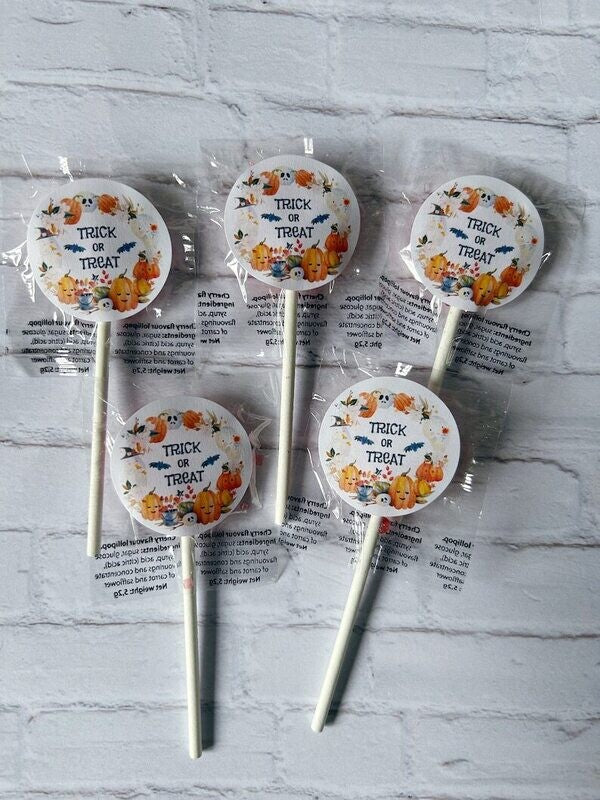 Bulk Halloween Lollipops. Halloween party. Trick or treat sweets. Halloween buffet table Bulk Halloween Candy Pre order