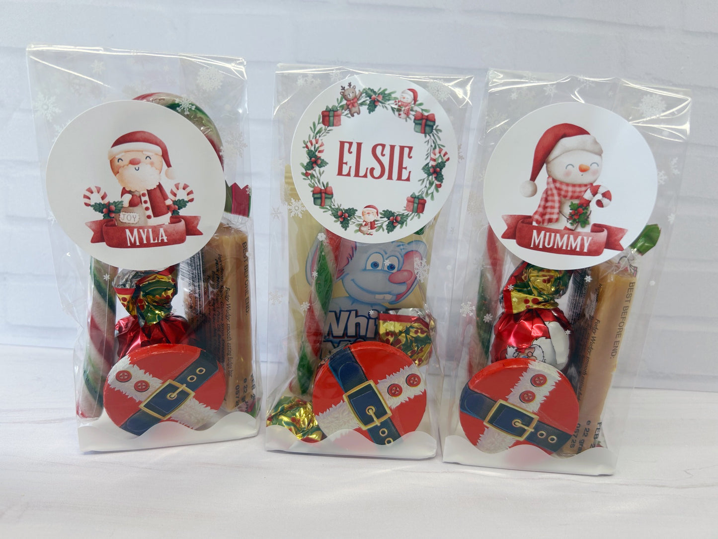 Personailised Christmas Chocolate treat Pouch