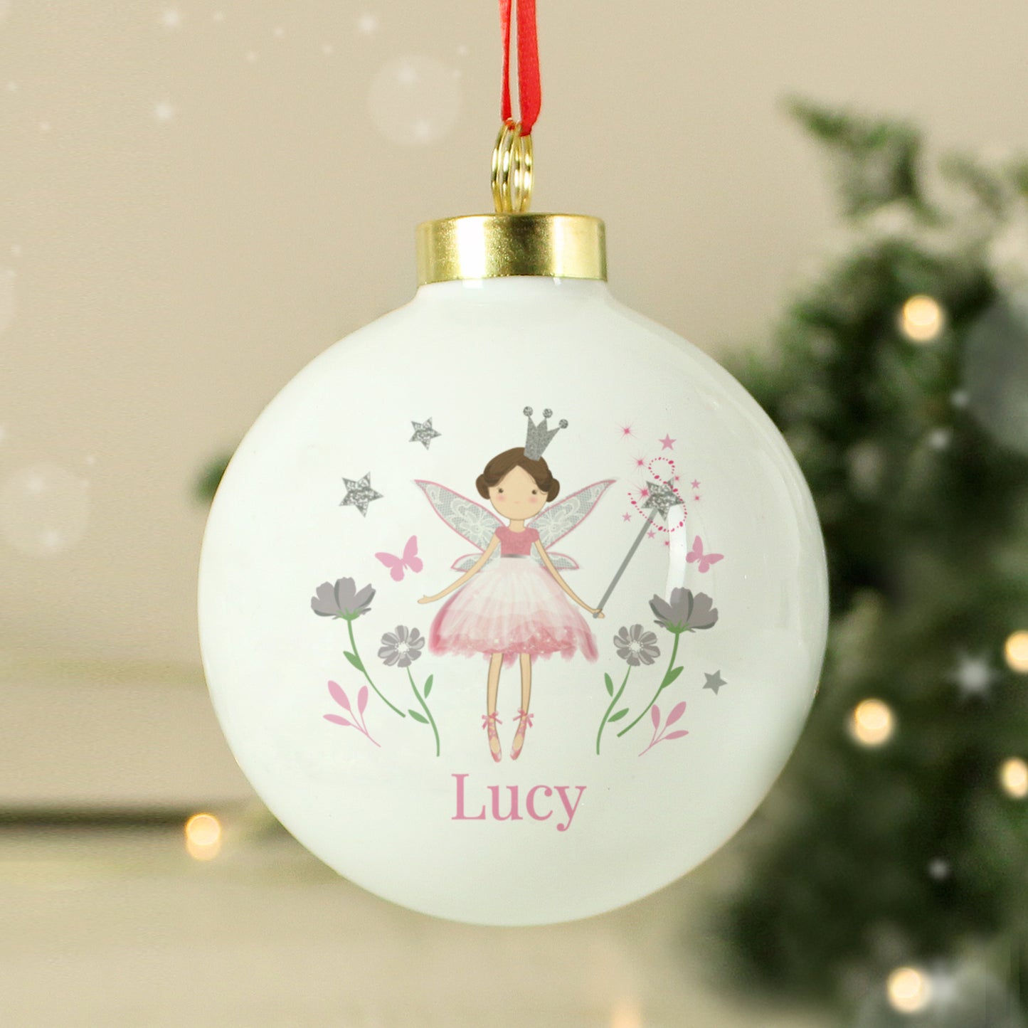 Personalised Fairy Princess Bauble